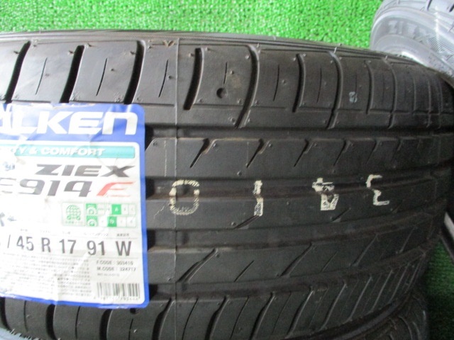 4個帶標籤的新套裝♪FALKEN ZIEX ZE 914 215 / 45R 17 2015年製造FT86普銳斯Impreza BRZ LUMION大眾高爾夫沃爾沃其他地方售罄♪ <Br> 新品ラベル付4本set♪FALKEN ZIEX ZE914 215/45R17 2015年製 FT86 プリウス インプレッサ BRZ ルミオン VWゴルフ ボルボ他にも 完全売切♪