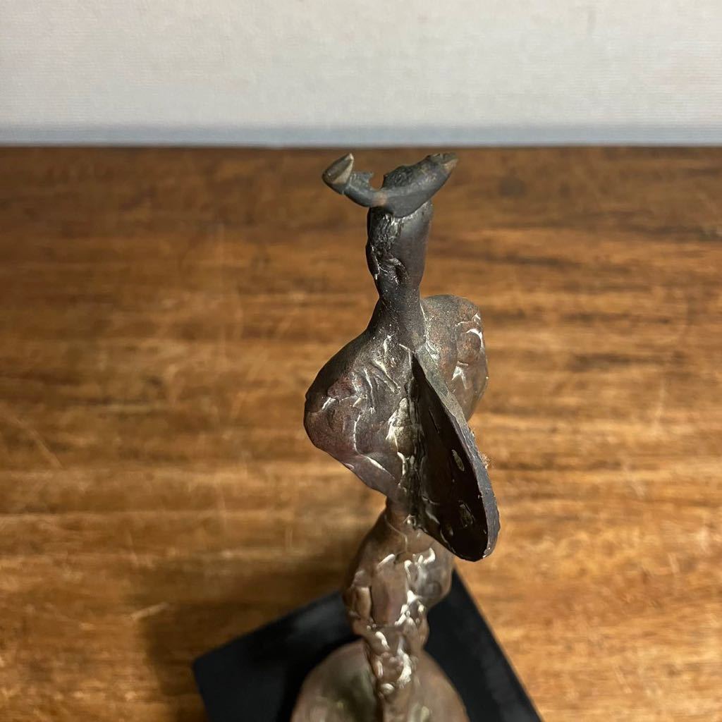  water .. .. bronze image 1995 year height 37.2cm woman image sculpture copper image objet d'art 