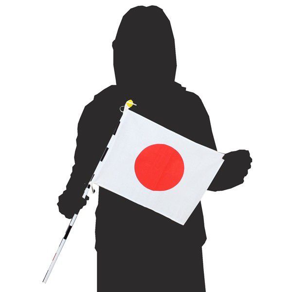 日本国旗セット 手旗 約32cm×約23cm 日の丸_画像2