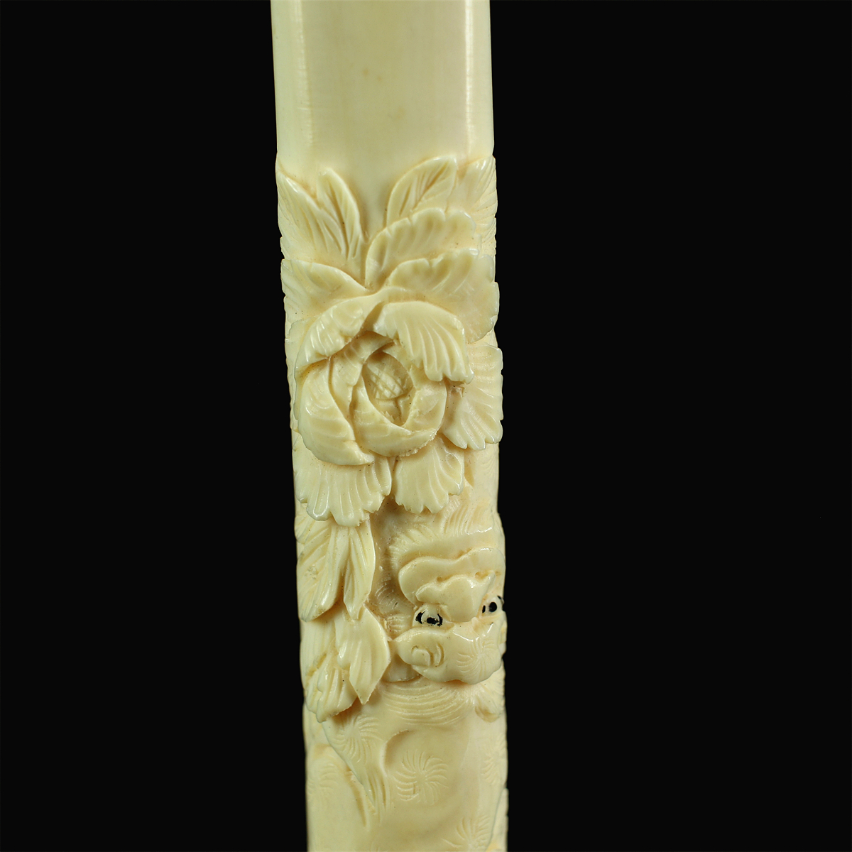 宏】A0067F 時代 東洋彫刻 煙管 キセル パイプ 5点 一括出品/美品s