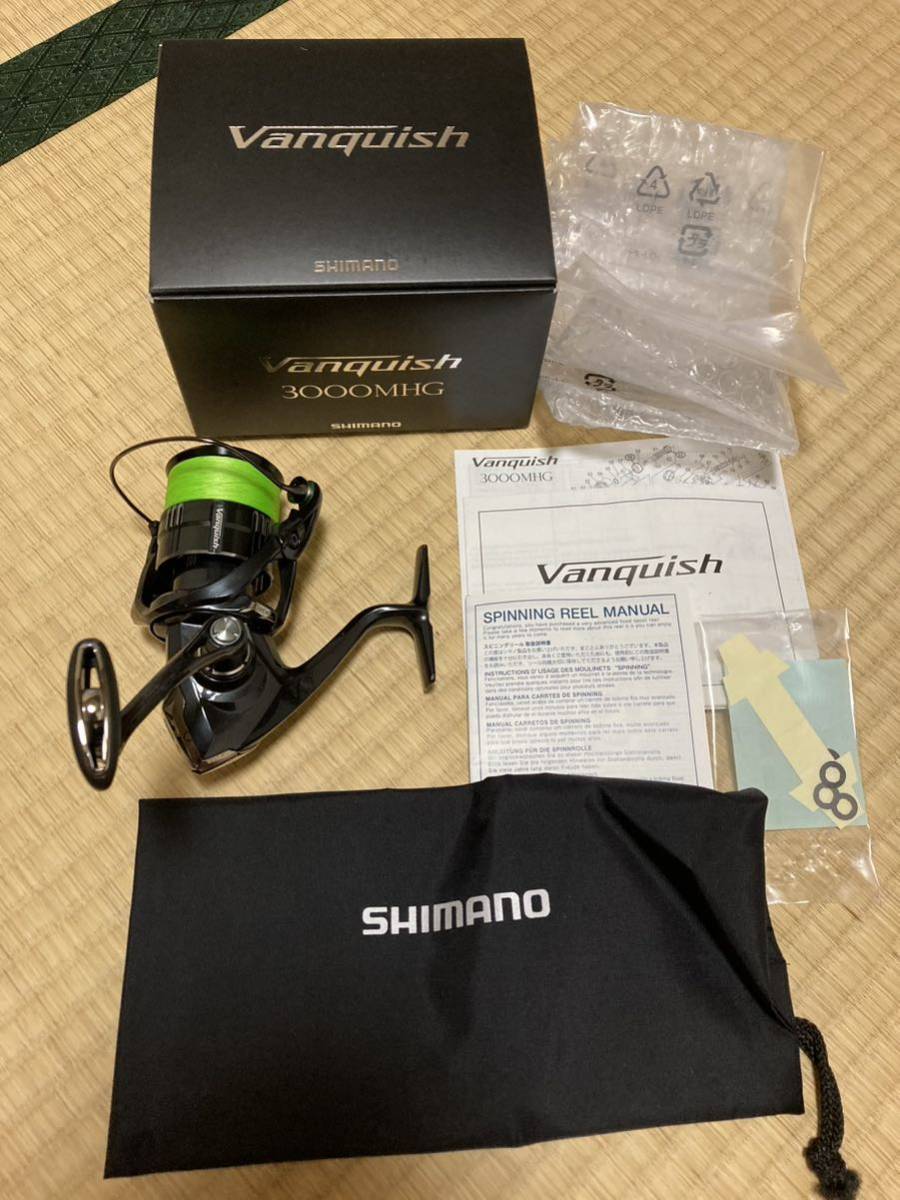 美品 送料無料 シマノ 19 ヴァンキッシュ 3000MHG SHIMANO Vanquish