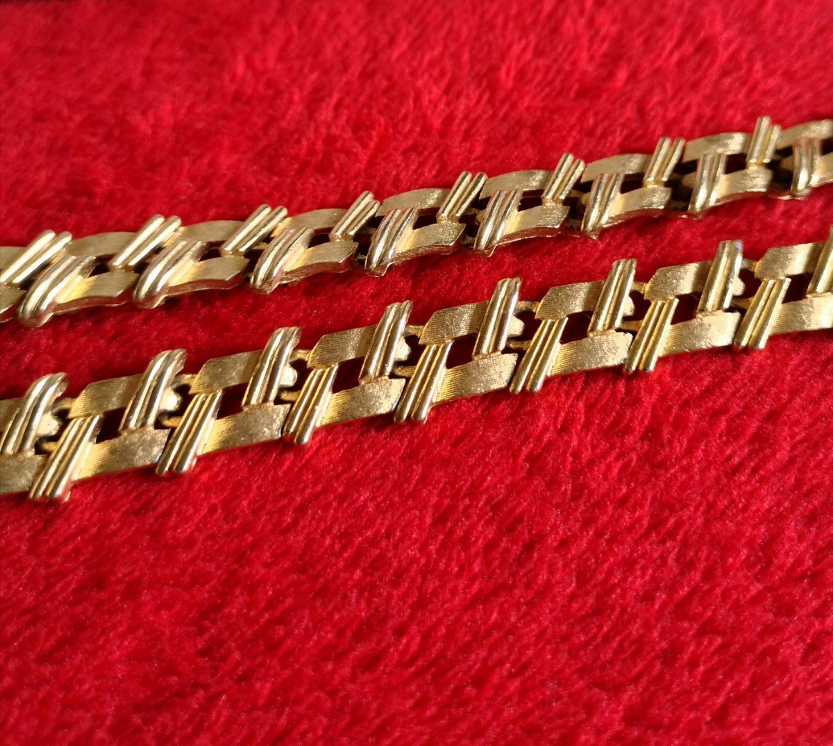 Trifari 1940s 希少 ネックレス アールデコ チェーン 王冠 鍵モチーフ