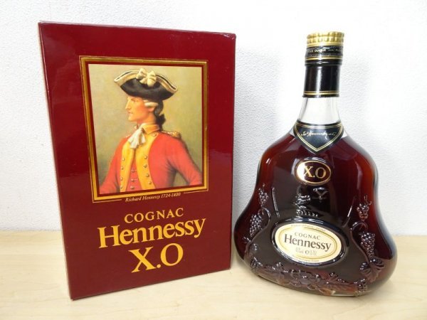 A02156★【未開栓】Hennessy ヘネシー XO 700ml / コニャック COGNAC 40％ 金キャップ クリアボトル 保管品 酒類