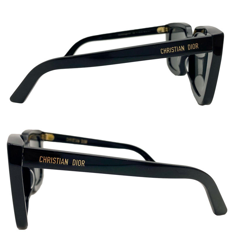 ChristianDior Christian * Dior S1I солнцезащитные очки черный 10A0 53*18 140 б/у AB[. магазин ломбард S0630]