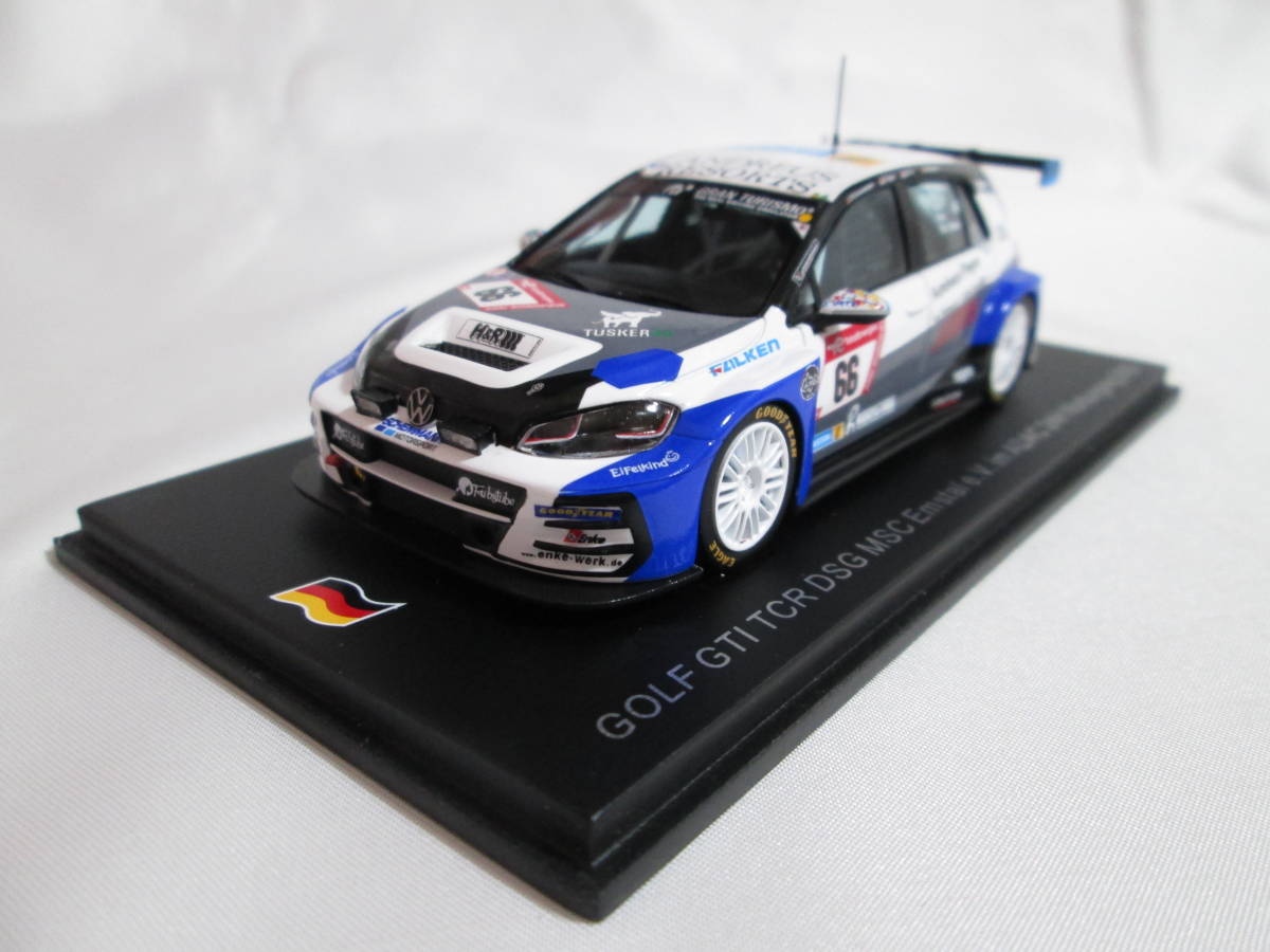 スパーク 1/43　VW　フォルクスワーゲン　ゴルフ　GTI　TCR　DSG　No.66　MSC　Emst　ニュルブルクリンク24H　2022【新品】