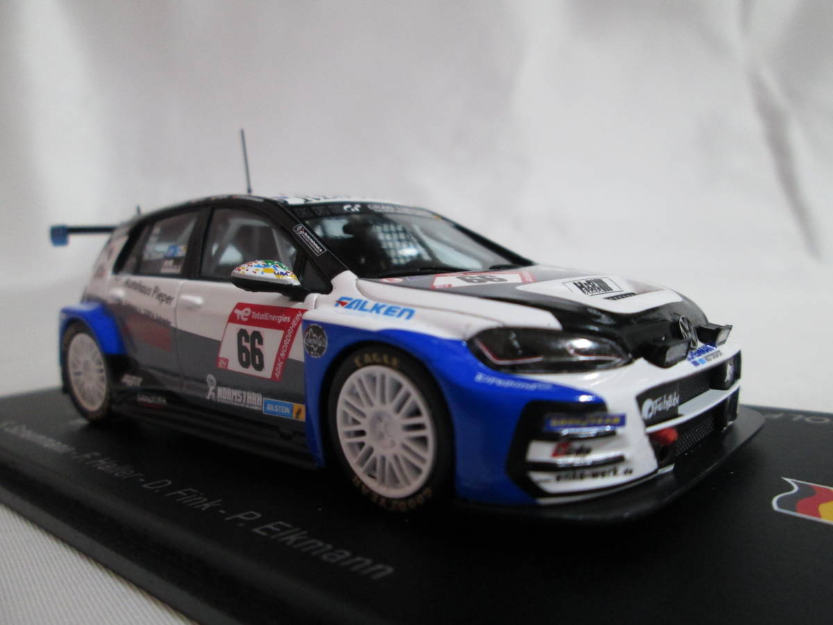 スパーク 1/43　VW　フォルクスワーゲン　ゴルフ　GTI　TCR　DSG　No.66　MSC　Emst　ニュルブルクリンク24H　2022【新品】_画像1