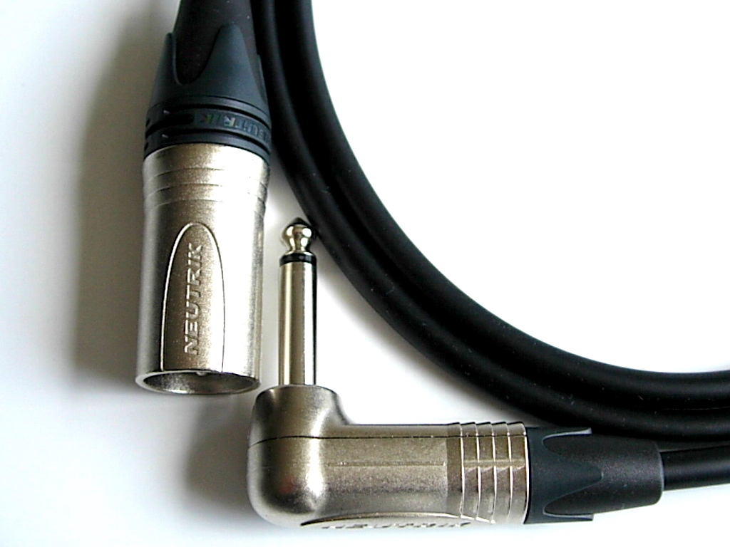  быстрое решение XLR мужской - phone (TS) кабель Belden 8412× Neutrik штекер спецификация модификация возможно 
