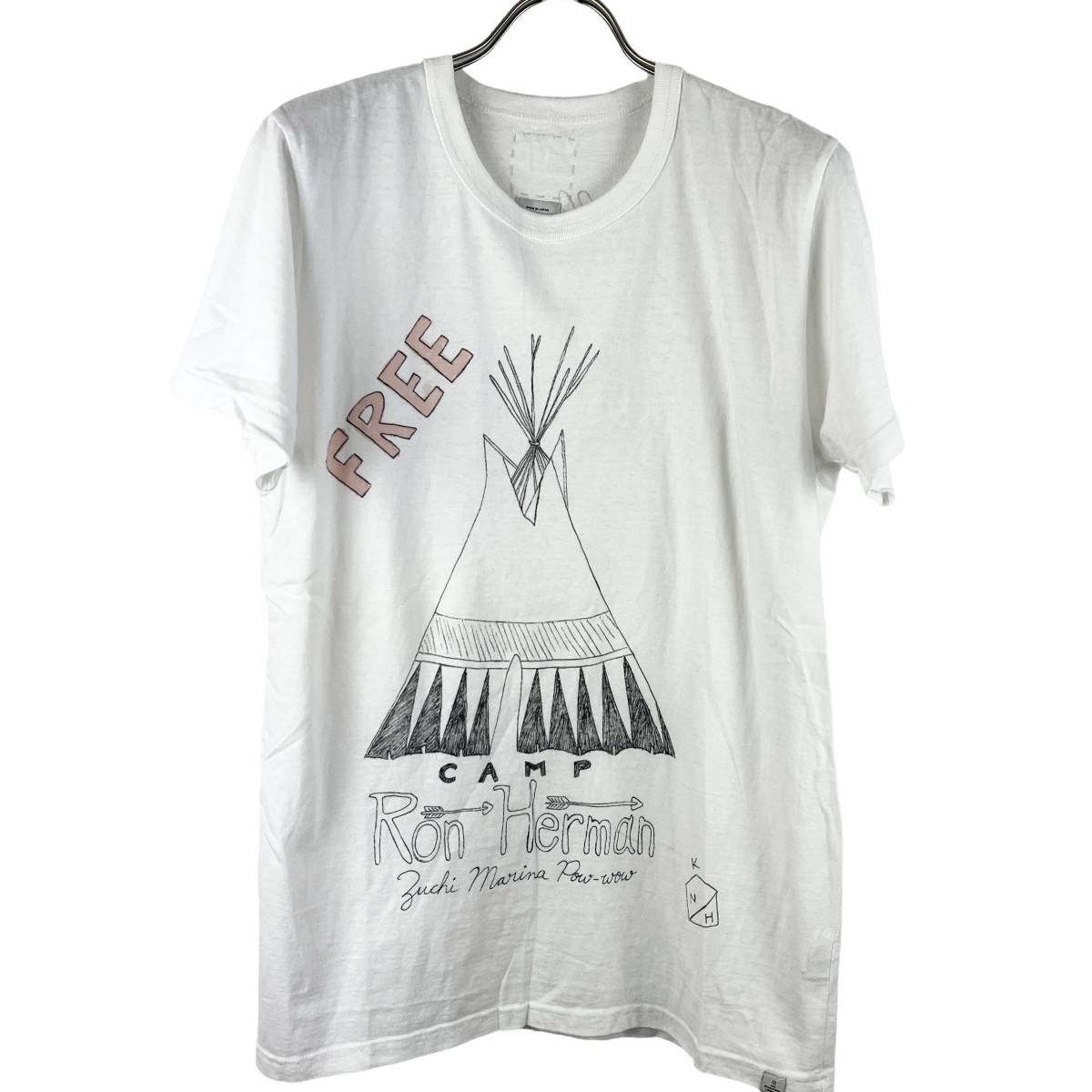 VISVIM(ビズビム) Ronherman Camp T Shirt (white)