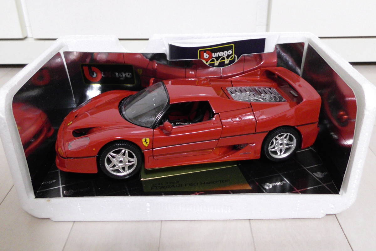 未使用品 送料無料 1/18 Brago ブラーゴ FERRARI フェラーリ F50 レッド 1995_画像6