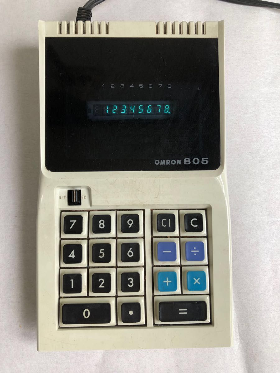 オムロン 電子計算機 立石電機株式会社 OMRON805 昭和レトロ オムロン 電子計算機 立石電機株式会社 OMRON805 昭和レトロ