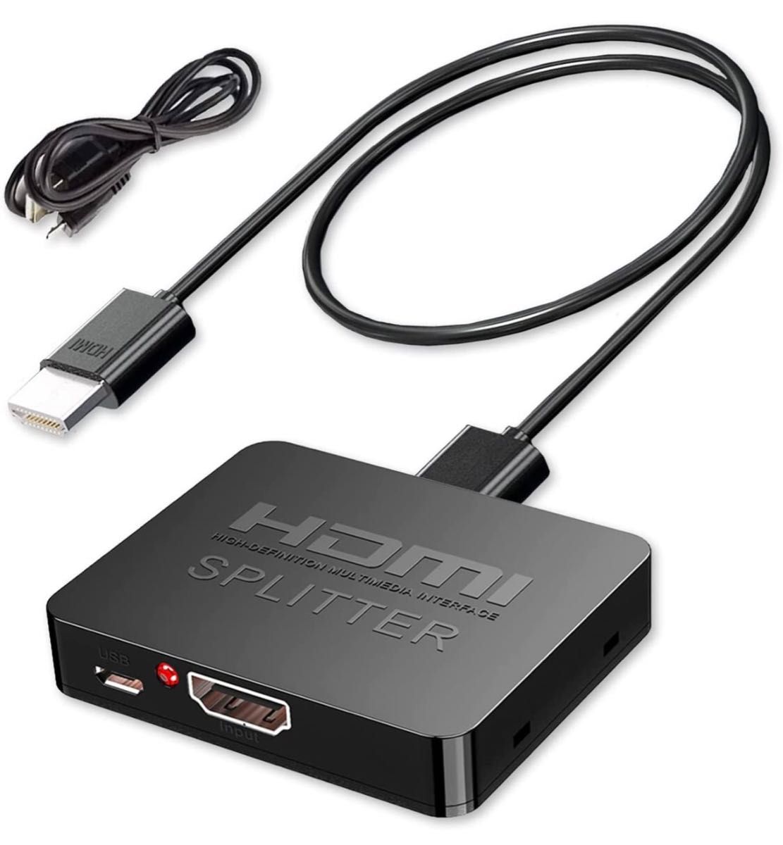 HDMI 分配器 1入力2出力 4K HDMI スプリッター 2ポートに対応 1入力2出力のスプリッター 