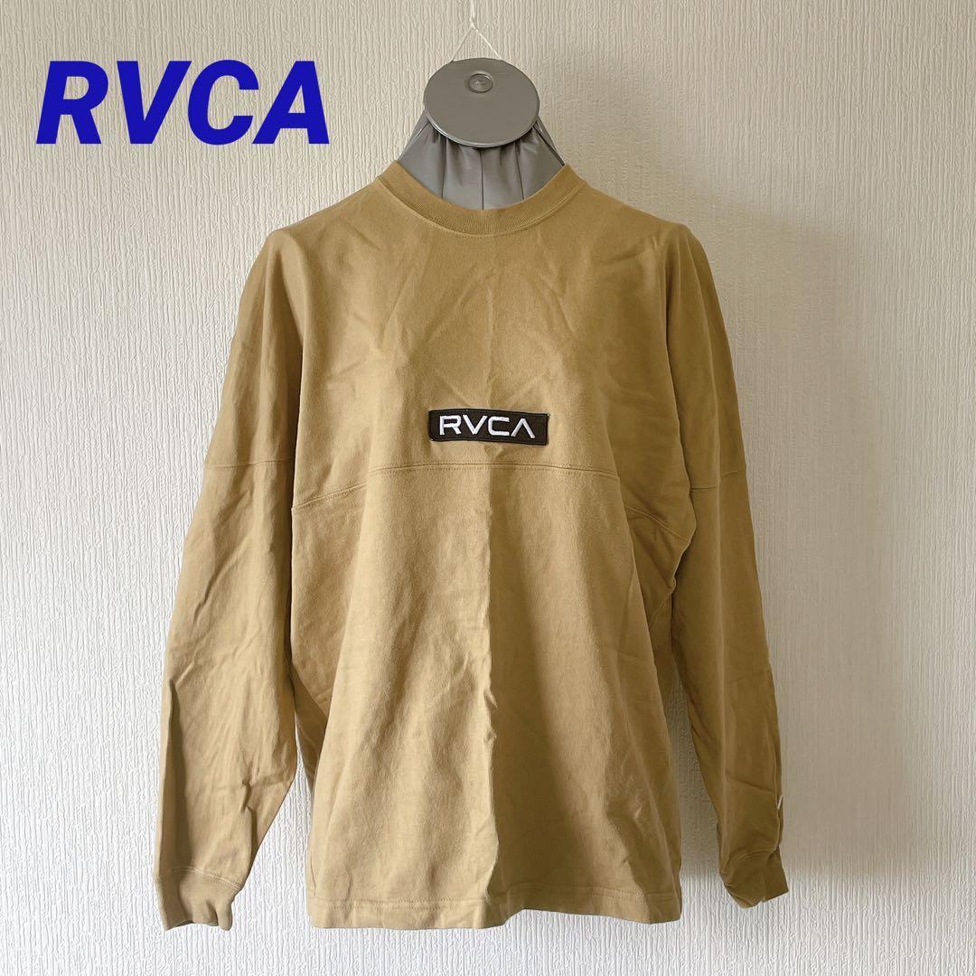 RVCA カーキ ロングTシャツ 長袖カットソー XS_画像1