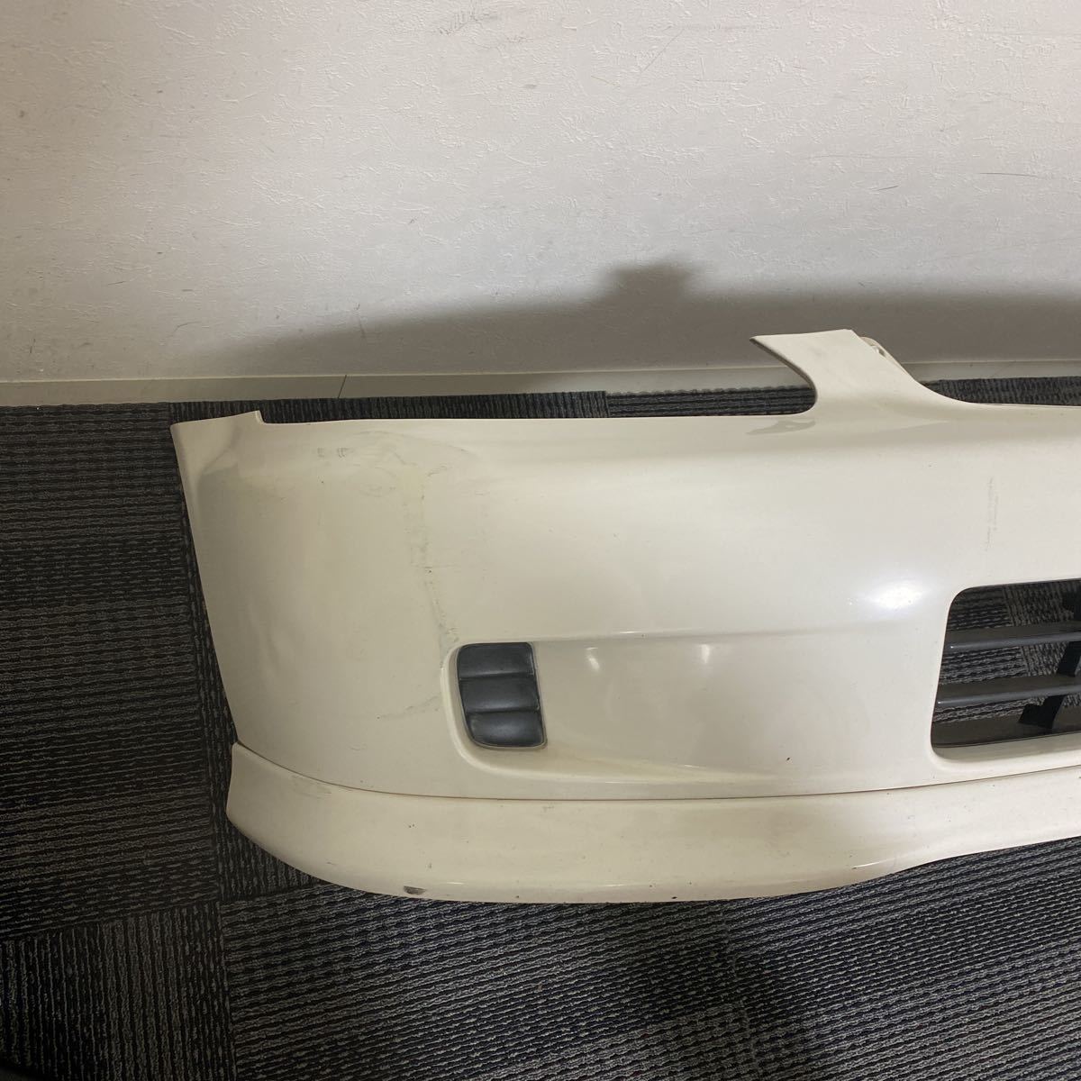 中古 超希少 ホンダ EK9 シビック タイプR 後期 純正 フロントバンパー 71101-S04W-ZZ00 フロントスポイラー 白 チャンピオンホワイト_画像2