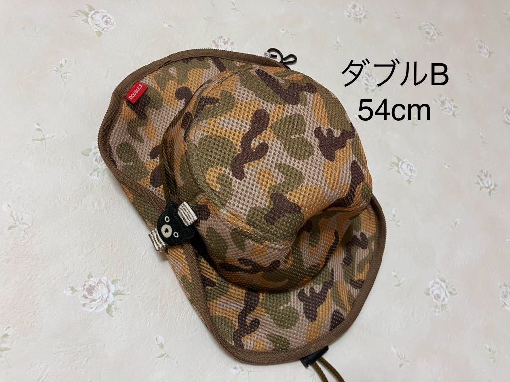 中古　訳あり★ダブルB ダンガリーハット　帽子　ミキハウス　54_画像1