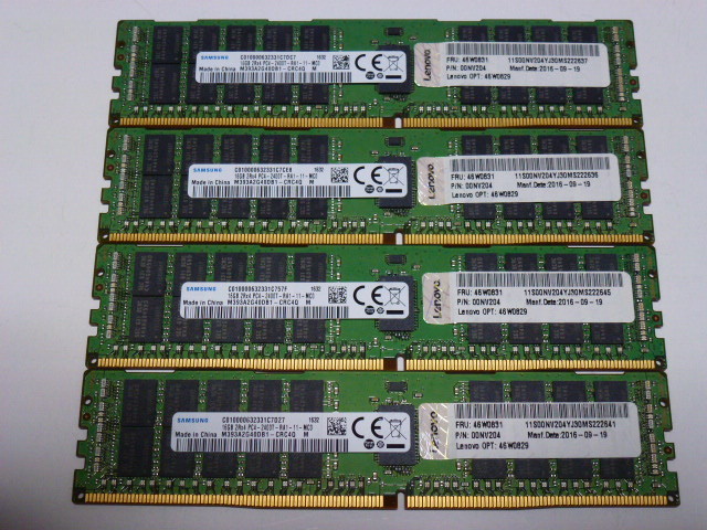 人気沸騰ブラドン PC4-19200T(DDR4-2400T)ECC Samsung 1.20V サーバー
