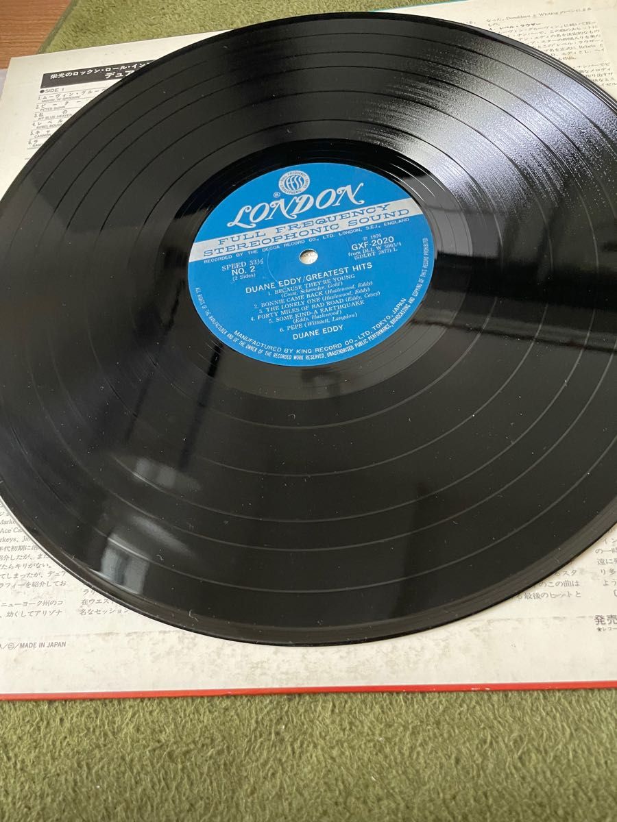 LP Duane Eddy/Greatest Hits 国内盤 オールディーズ