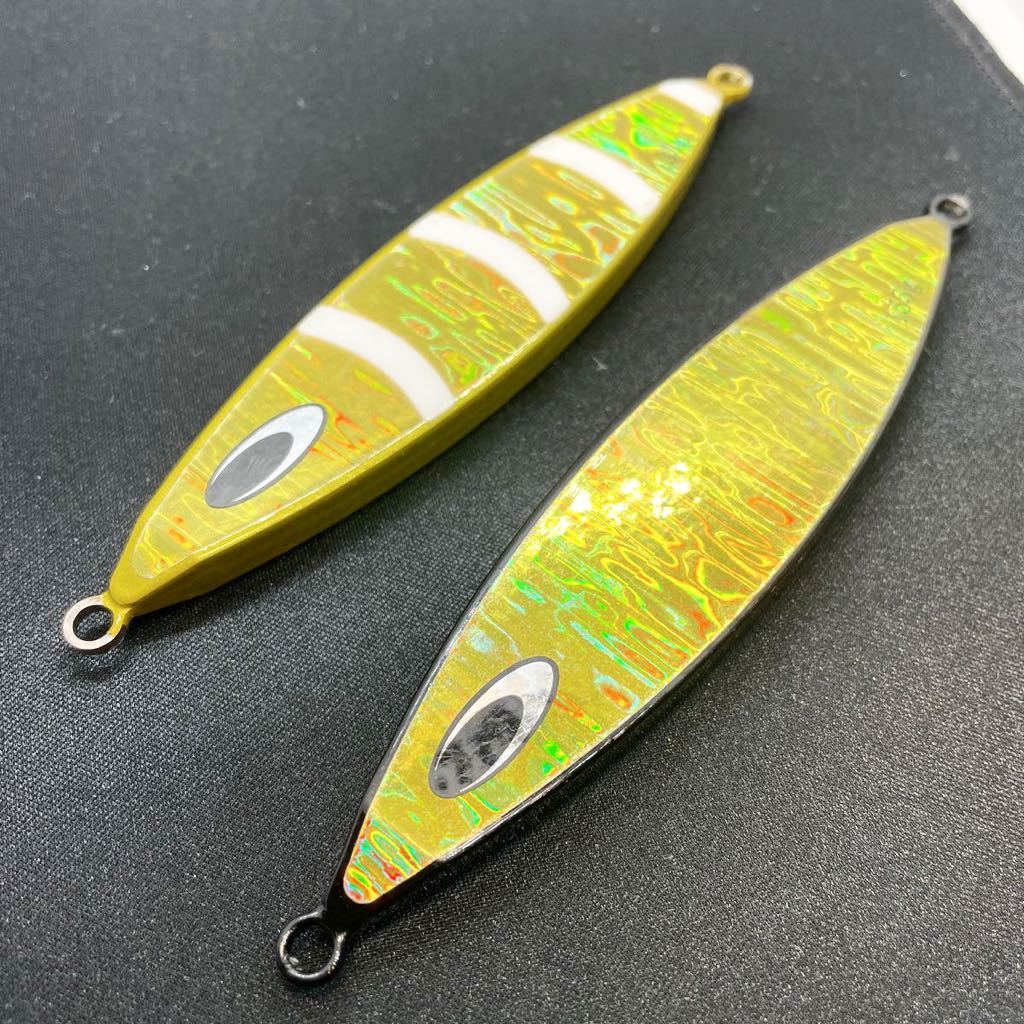 ★美品 送料無料★④ Nature Boys ネイチャーボーイズ 鉄ジグ スローライダー 155g 135g 2本セット Iron Jig Slow RIDER 2個 ジギング