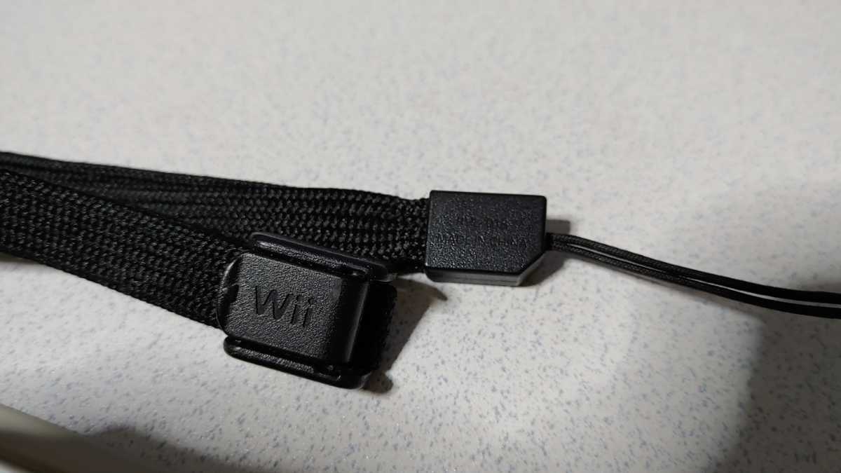 【任天堂純正】WiiU　Wiiリモコン専用 ストラップ 　黒　_画像2