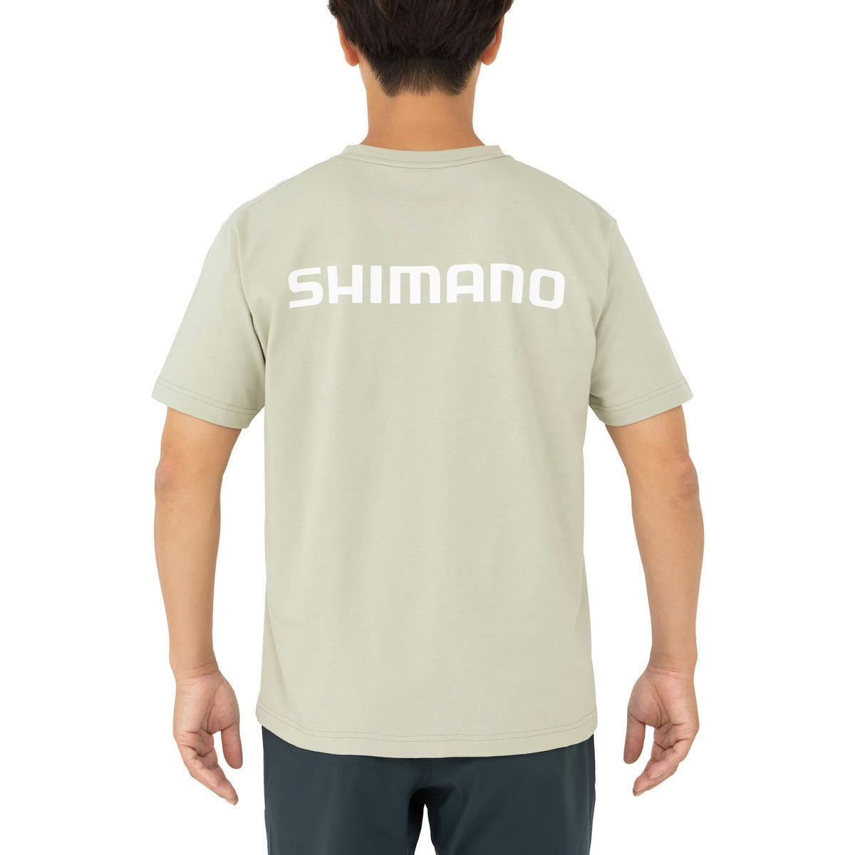 シマノ　SH-004V ネイビー XLサイズ コットンロゴTシャツ　小売価格 4200円_画像3
