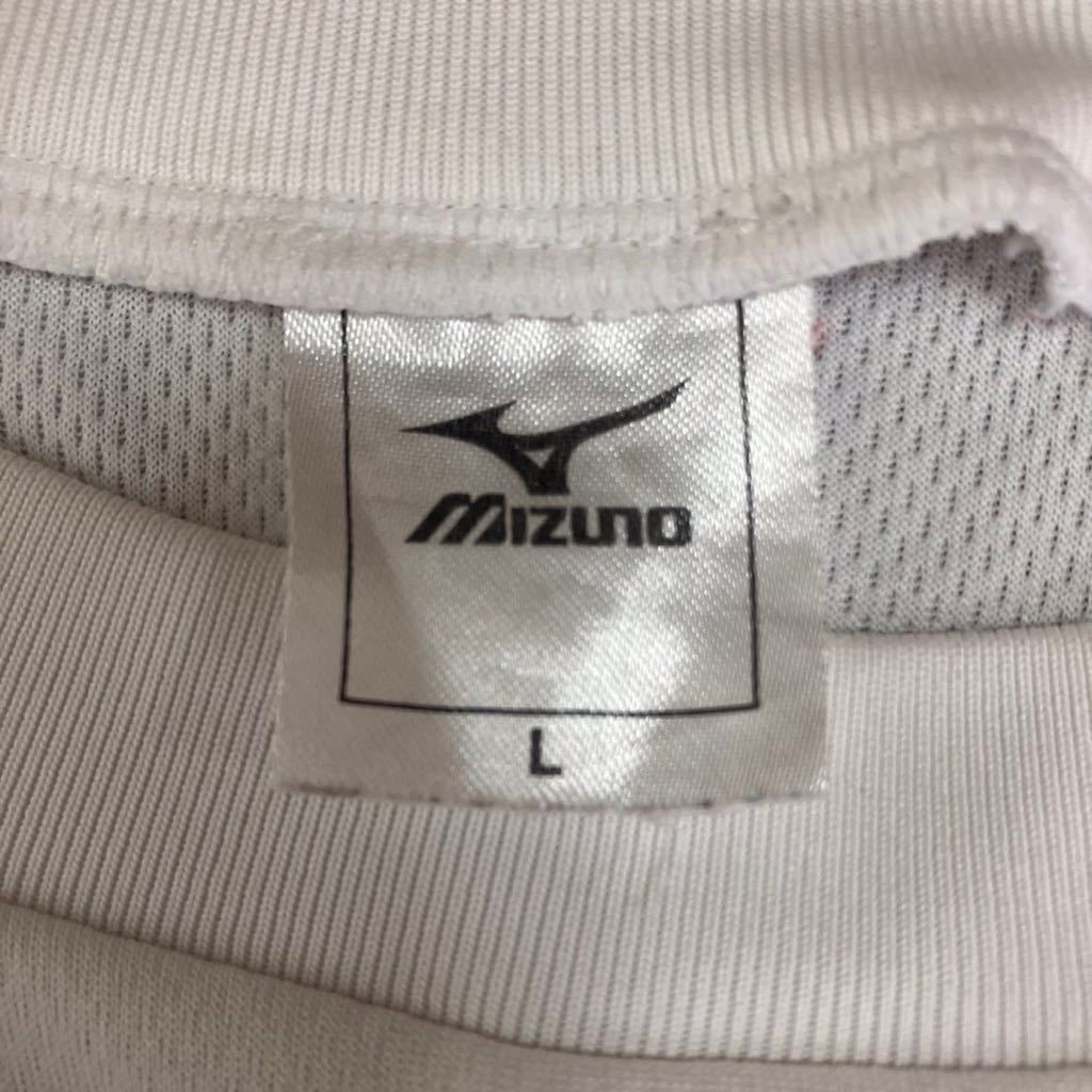 大きいサイズ MIZUNO ミズノ 半袖 Tシャツ メンズ 白 ホワイト カジュアル スポーツ トレーニング ウェア シンプル ワンポイント ロゴ 速乾