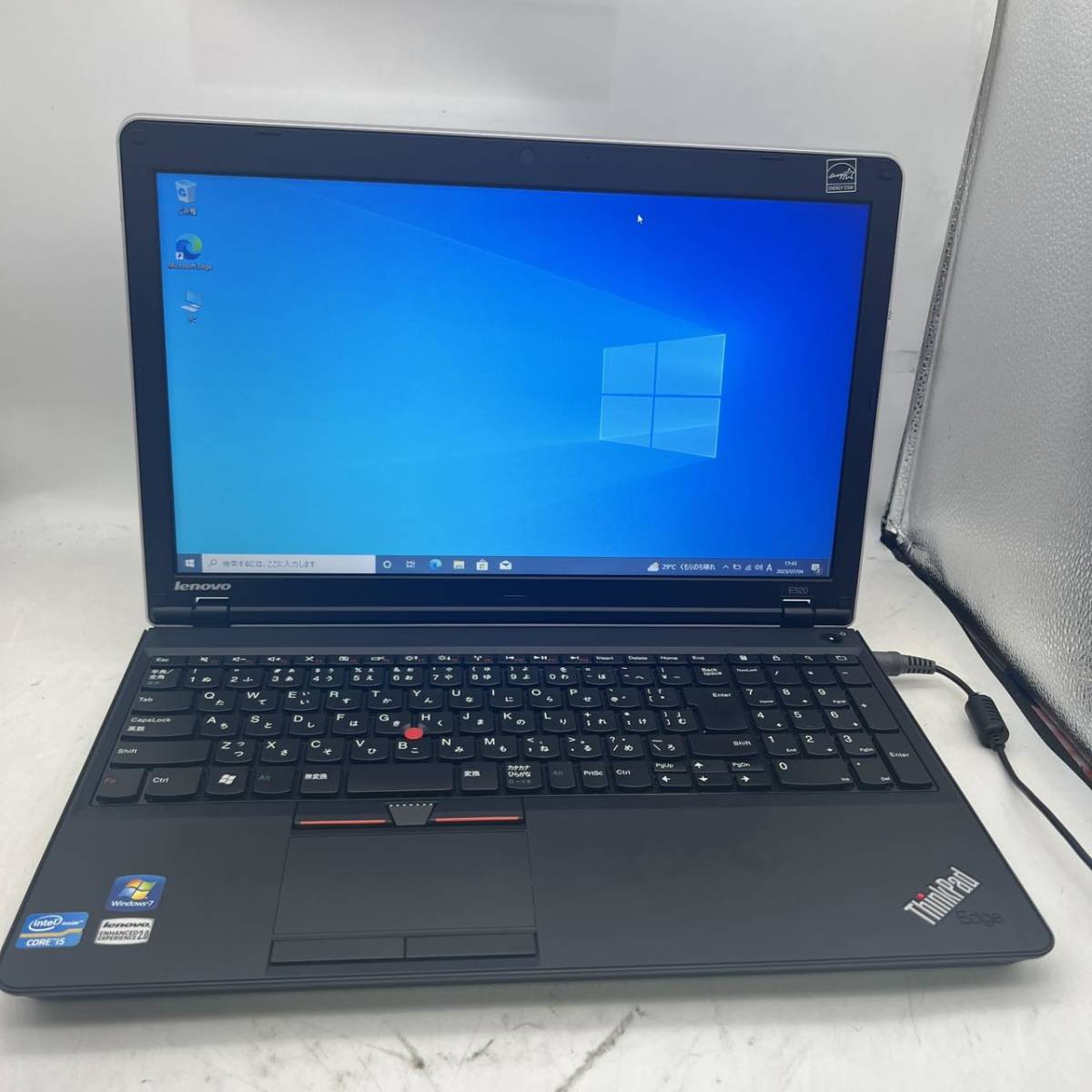 office2019/Win10/LENOVO/E520/第2世代 Core i5-2430M/メモリ 4GB/HDD 320GB/15.6インチ/DVD/無線/A1