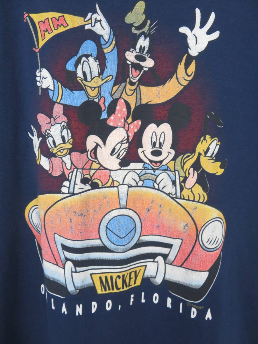 s ディズニー VELVA SHEEN Tシャツ Disney ミッキー ミニー ドナルド