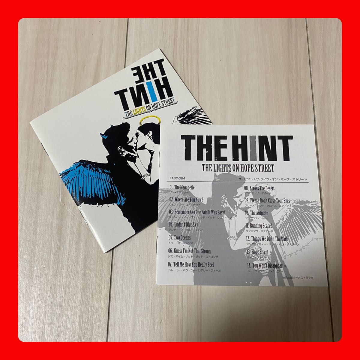 【♪中古商品】【国内盤】ザ・ヒント/ザ・ライツ・オン・ホープ・ストリート/THE HINT/CD/洋楽/ロック/ポップス