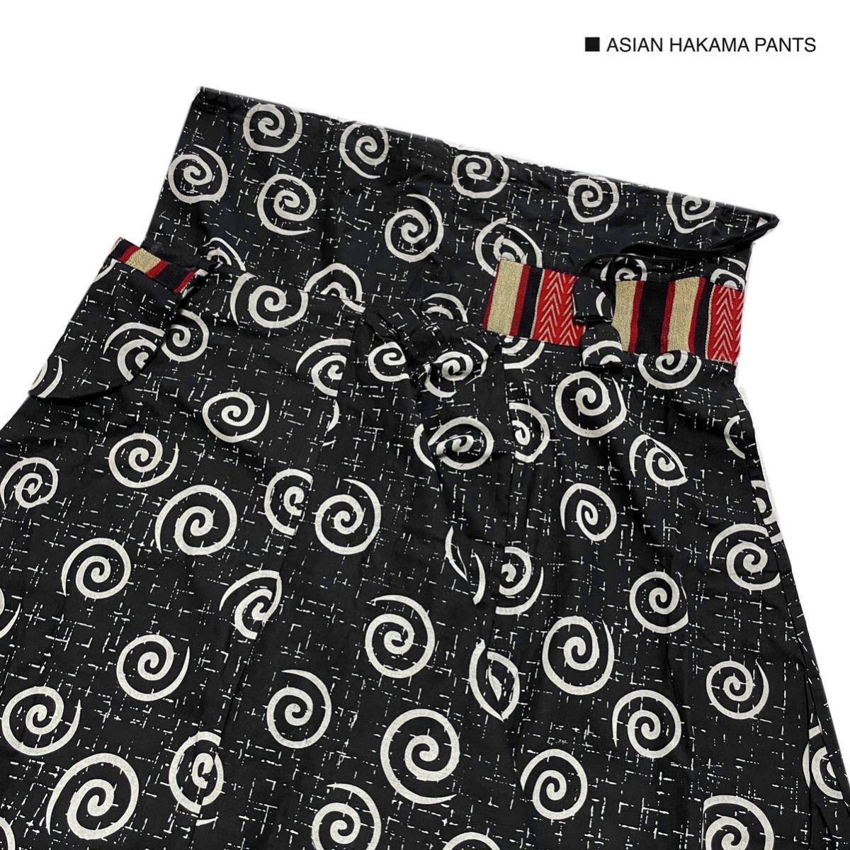  новый товар мир рисунок hakama брюки шаровары широкий брюки шорты шорты свободный размер 