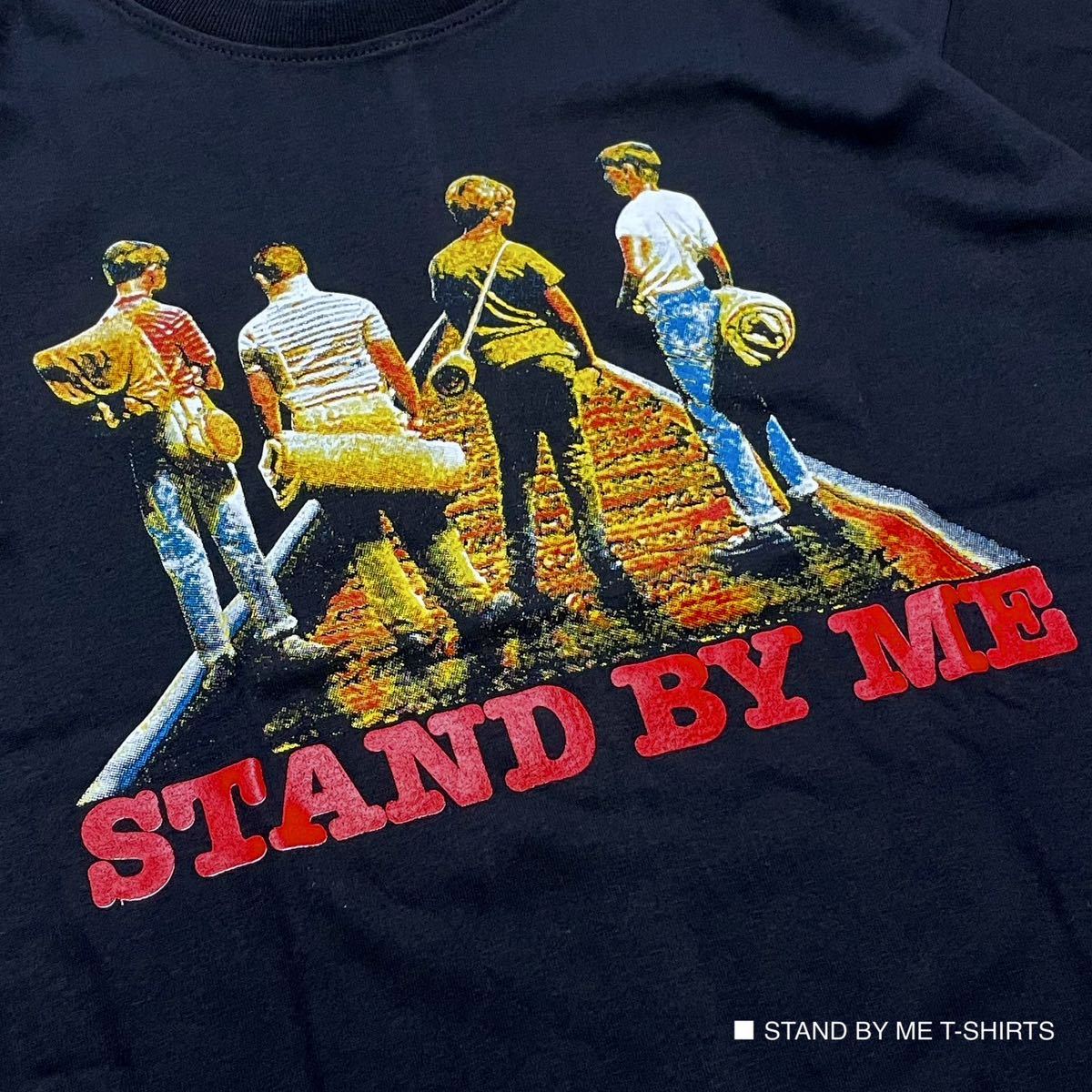 新品 ラスト1点 Mサイズ スタンドバイミー 半袖 Tシャツ 海外映画 シャツ バンドT カジュアル_ロック バンドT