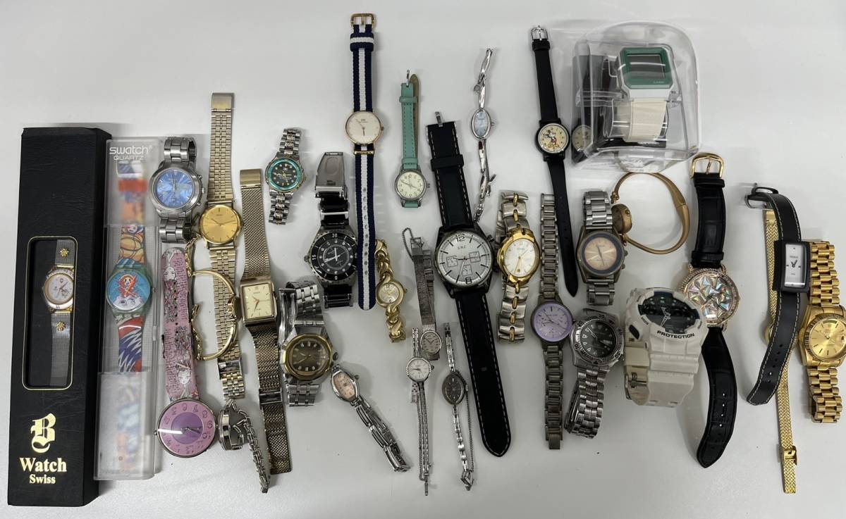 ジャンク品 腕時計 SEIKO シチズン ダニエルウェリントン ジーショック