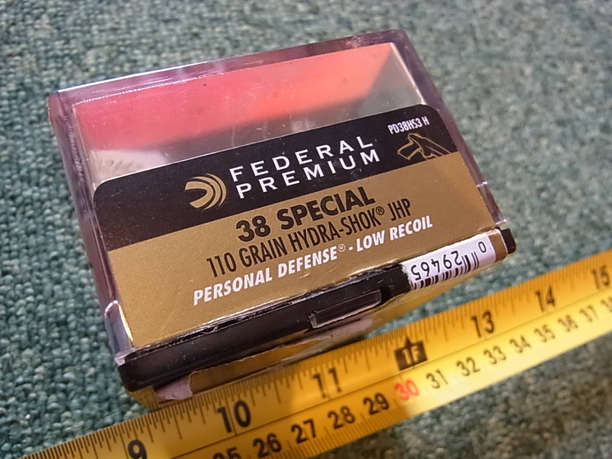 AMMO空箱 FEDERAL 38 SPECIAL 110 Gr. HYDRA-SHOK 1箱（トレイ付き）_画像2