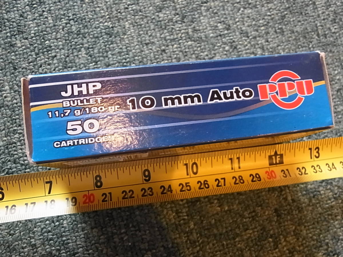 AMMO空箱 PPU 10mm Auto 180 Gr. JHP 1箱（トレイ付き）_画像2