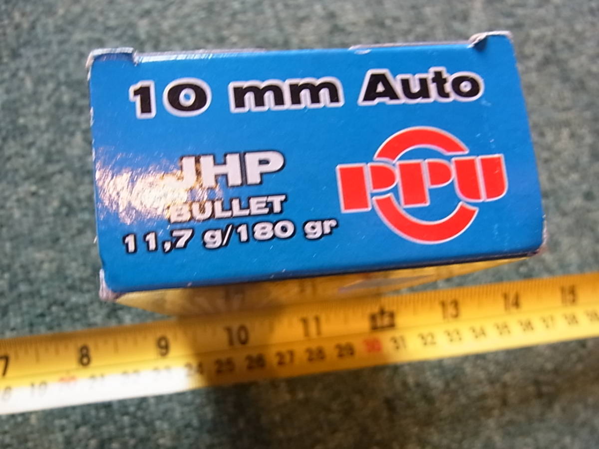 AMMO空箱 PPU 10mm Auto 180 Gr. JHP 1箱（トレイ付き）_画像4
