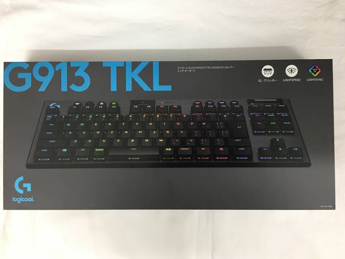 GIO32782 未使用品 logicool G913 TKL CKBK ゲーミングキーボード 日本