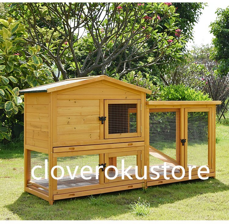  rare beautiful goods high quality . is to small shop pet holiday house large gorgeous house wooden rainproof . corrosion rabbit chicken small shop breeding a Hill bird cage outdoors .. garden for enduring abrasion 