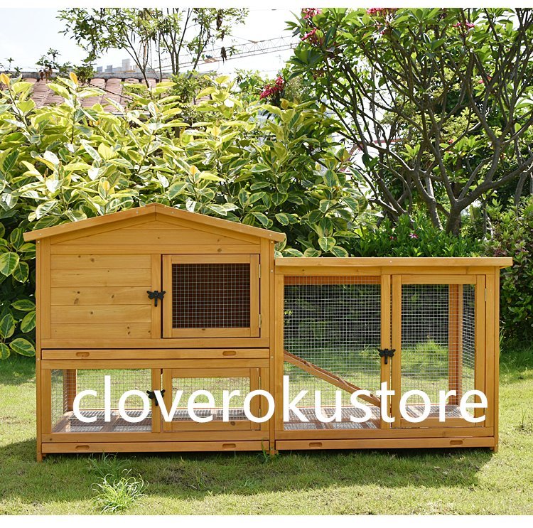  rare beautiful goods high quality . is to small shop pet holiday house large gorgeous house wooden rainproof . corrosion rabbit chicken small shop breeding a Hill bird cage outdoors .. garden for enduring abrasion 