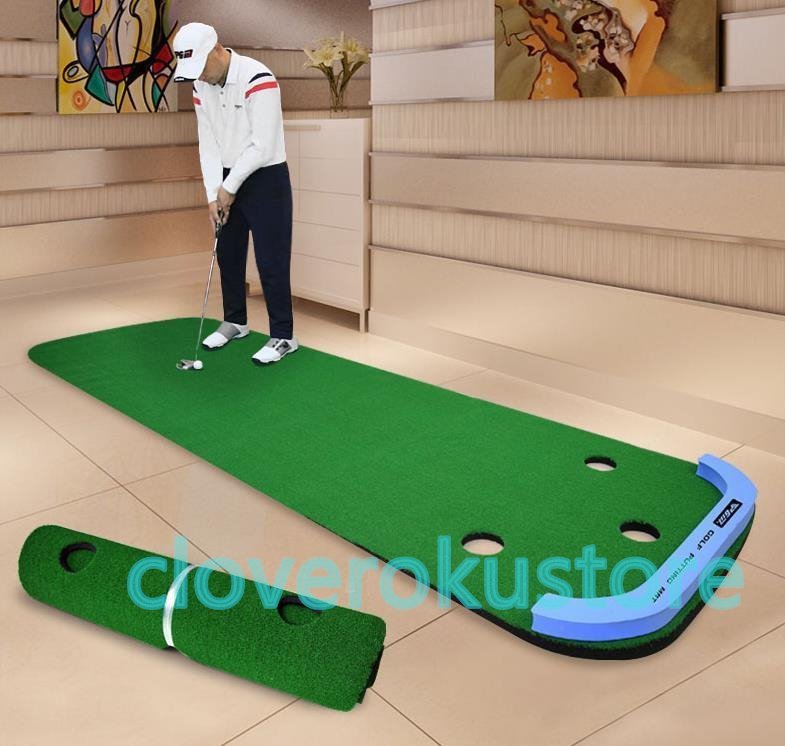  golf ball 6 piece attaching new goods Golf practice Golf putter mat Golf practice mat interior practice practice tool 
