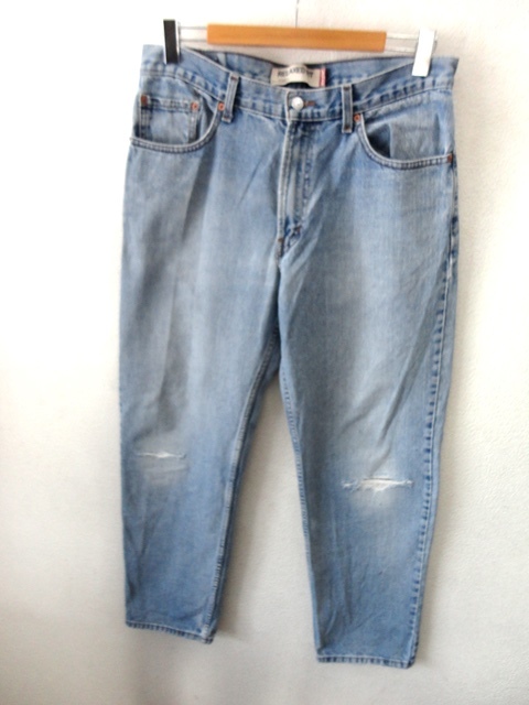 00's ヴィンテージ/LEVI'S:リーバイス/550-4891/RELAXED FIT/550 ワイド フィット バギー デニム/W34/インディゴ_画像4