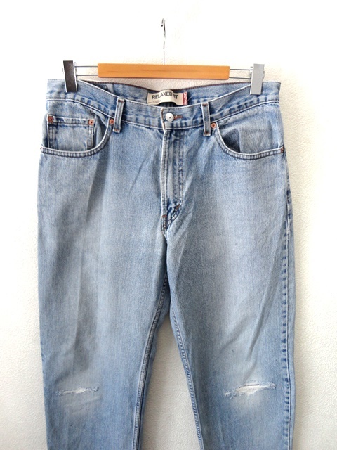 00's ヴィンテージ/LEVI'S:リーバイス/550-4891/RELAXED FIT/550 ワイド フィット バギー デニム/W34/インディゴ_画像5