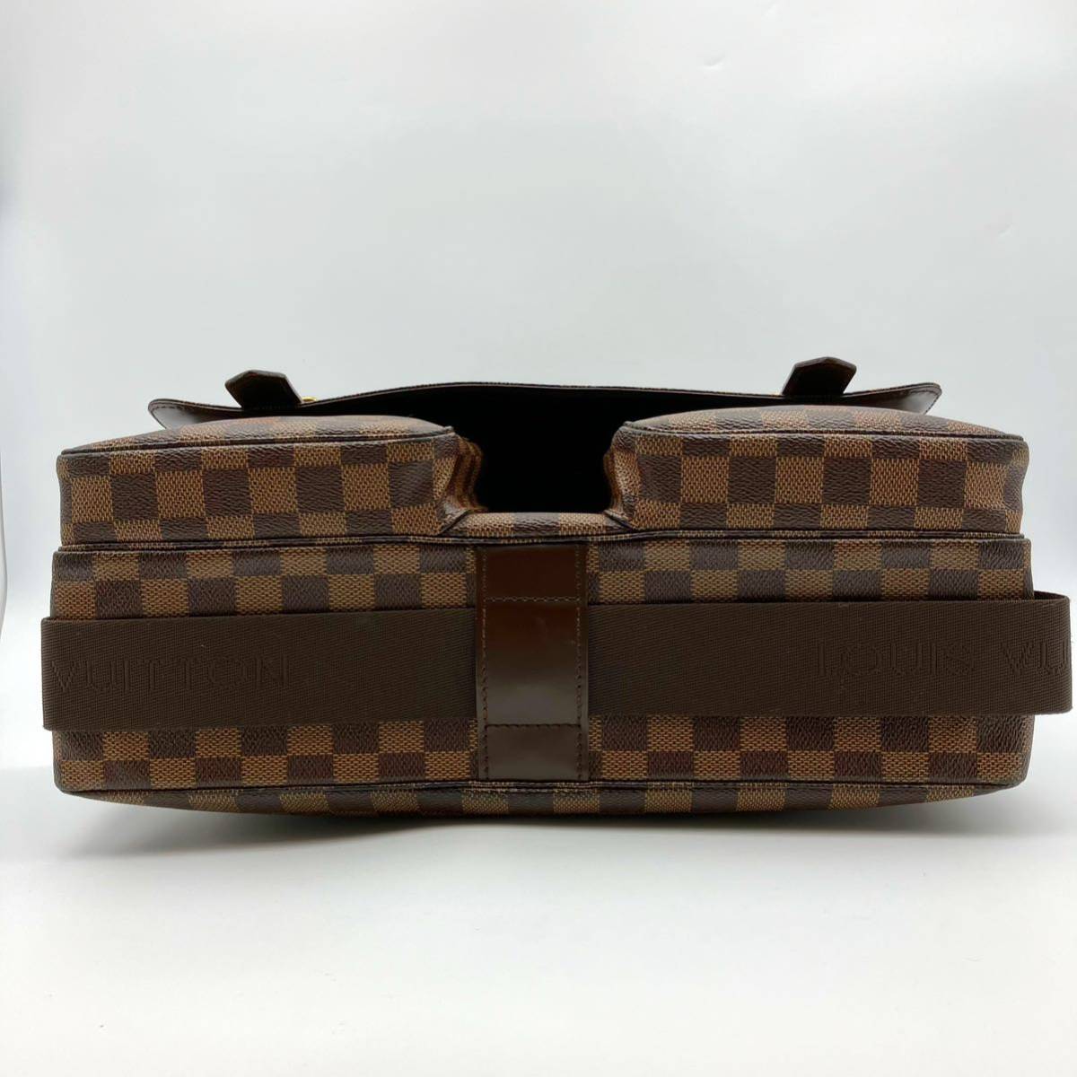 1円 ■美品■ LOUIS VUITTON ルイヴィトン ブロードウェイ ダミエ 2way ショルダーバッグ メッセンジャー N42270 メンズ ビジネス_画像6