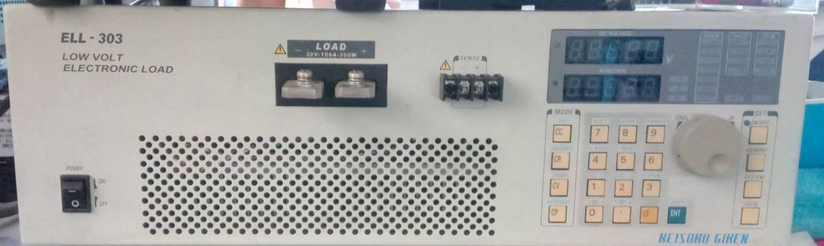 電子負荷装置 ELL－３０３ ３０V １００A ３００W 
