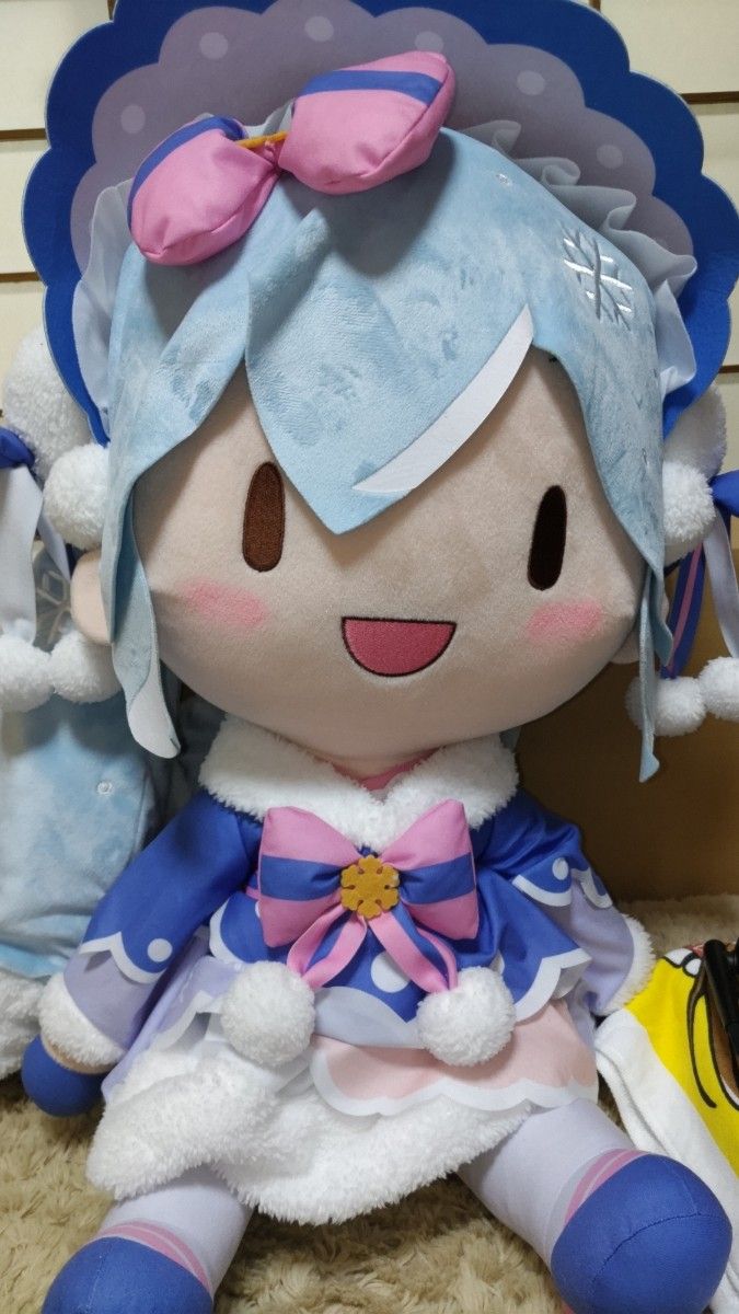 雪ミク 2023 ふわぷち どでかジャンボふわふわ ぬいぐるみ