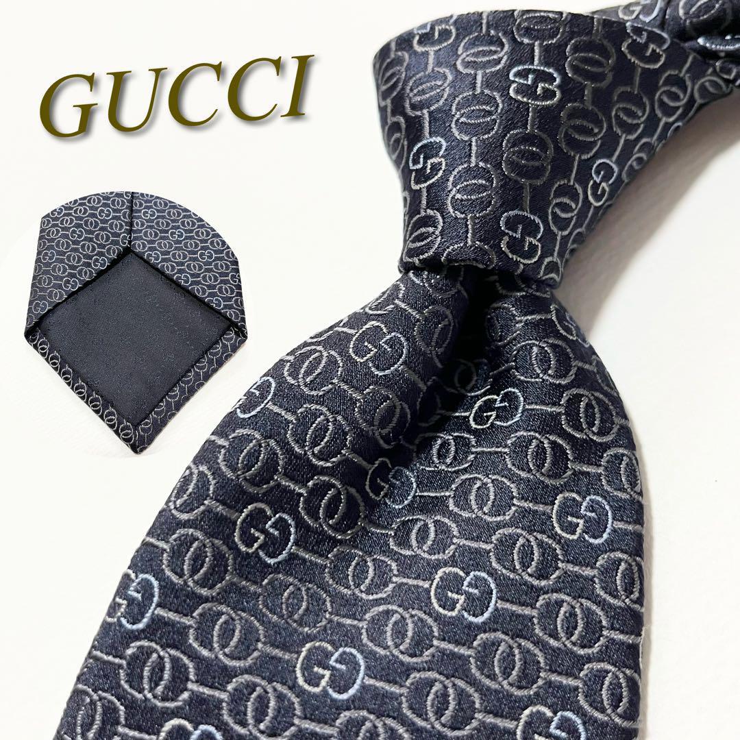 正規品販売! 【美品】GUCCI グッチ ビジネス ブラック ブランドロゴ