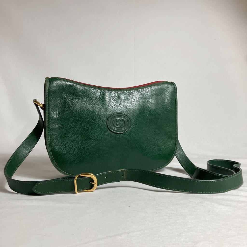 D8) 希少 1円 GUCCI オールドグッチ インターロッキング シェリー