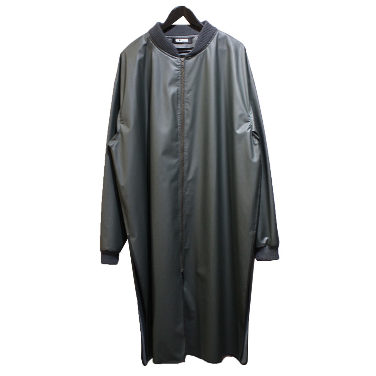 RAF SIMONS Raf Simons 02AW Virginia creeper период Zip выше длинный Bomber жакет 8081000038462