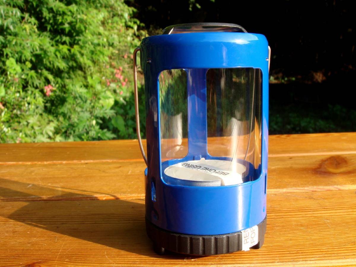  hard-to-find * dead stock [UCO] treasure You ko*MINI CANDLE LANTERN* records out of production BLUE color * rare Made in U.S.A.!