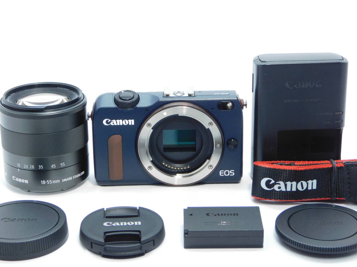 新品入荷 EOS キヤノン Canon □極上品□ M2 ＃7213 ベイブルー レンズ