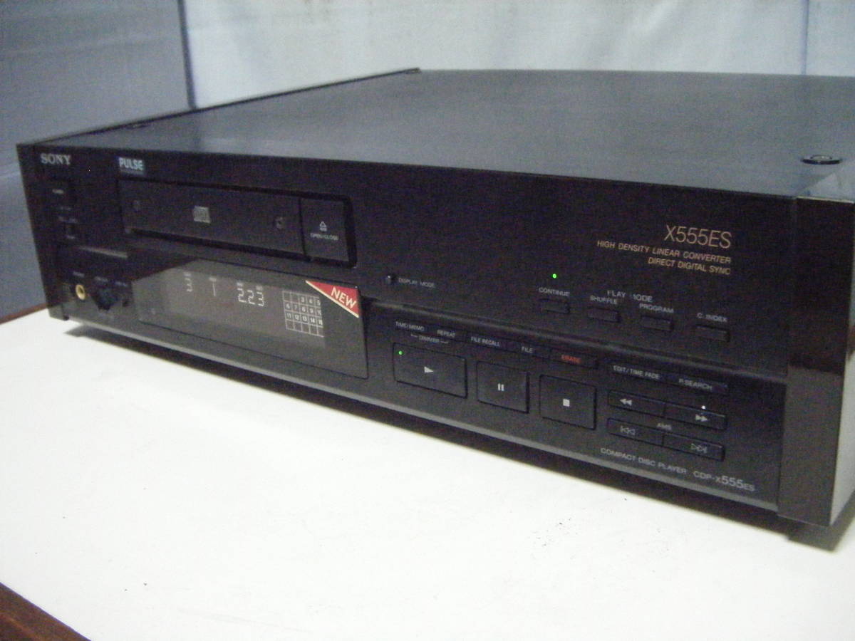 SONY ソニー CDプレーヤー CDP-X555ES リモコン付き 美品・動作良好