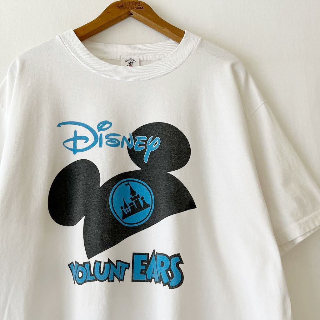 90s Disney VOLUNT EARS Tシャツ XL USA製 ビンテージ 90年代 ディズニー ボランティア アメリカ製 オリジナル ヴィンテージ_画像1