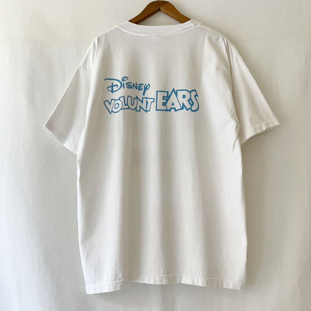 90s Disney VOLUNT EARS Tシャツ XL USA製 ビンテージ 90年代 ディズニー ボランティア アメリカ製 オリジナル ヴィンテージ_画像3